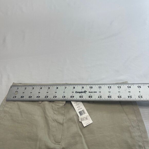 NWT Theory Palmer Crunch Barley Linen Bermuda Shorts Size 0 New - Picture 3 of 8